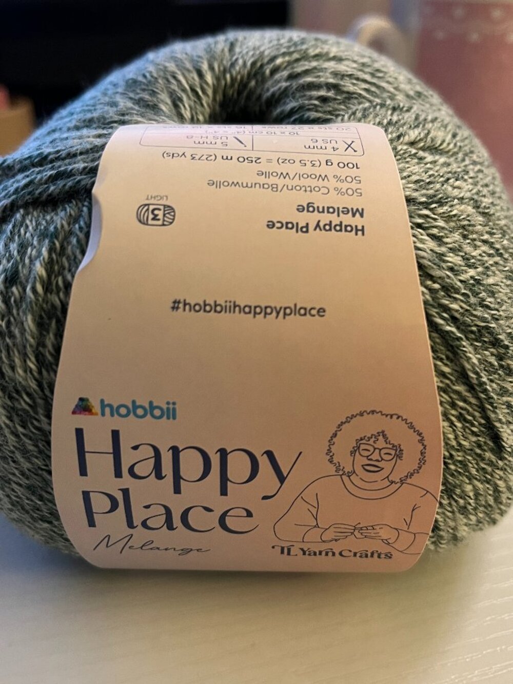 HOBBII Happy Place Melange Yarn #10 Eden - 2 balls